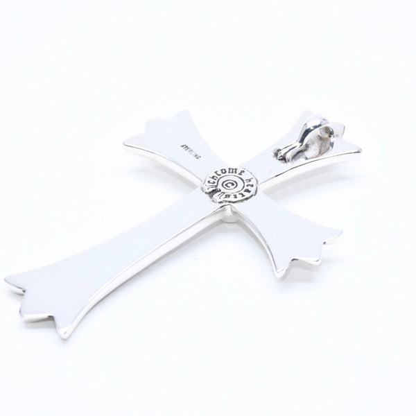 極美品 CHROME HEARTS クロムハーツ ラージクロス チャーム ペンダント トップ 重量約 33.0 g シルバー925 中古 4a010500