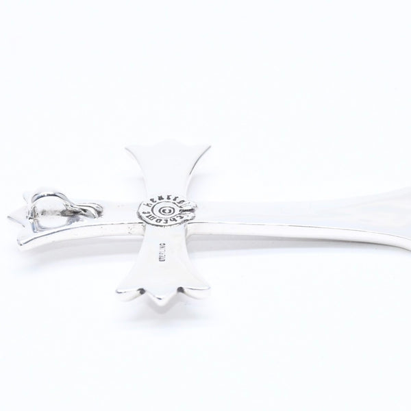 極美品 CHROME HEARTS クロムハーツ ラージクロス チャーム ペンダント トップ 重量約 33.0 g シルバー925 中古 4a010500