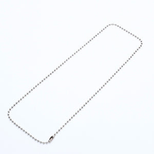 CHROME HEARTS BALL CHAIN ​​NECKLACE 30inch Ball chain necklace Weight 5.6g Good condition Used 4a010499