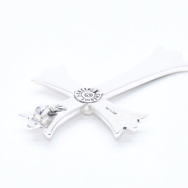 極美品 CHROME HEARTS クロムハーツ ラージクロス チャーム ペンダント トップ 重量約 33.0 g シルバー925 中古 4a010500