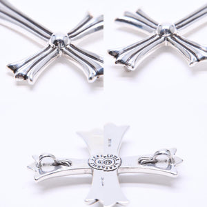 極美品 CHROME HEARTS クロムハーツ ラージクロス チャーム ペンダント トップ 重量約 33.0 g シルバー925 中古 4a010500