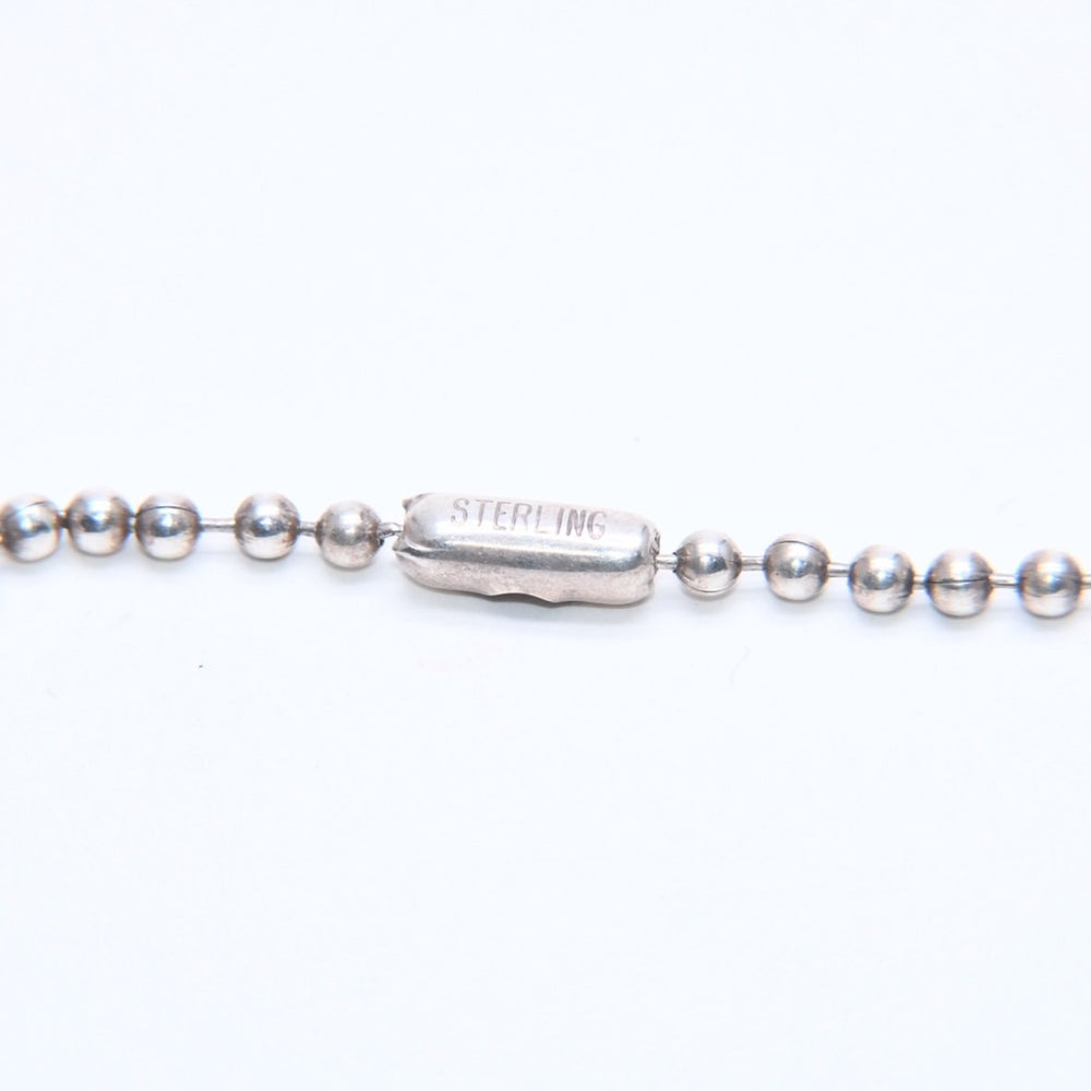 CHROME HEARTS クロムハーツ BALL CHAIN NECKLACE 30inch ボールチェーンネックレス 重量5.6g 美品 中古 4a010499