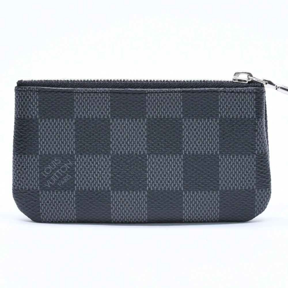新品同様品 LOUIS VUITTON ルイヴィトン 財布 コインケース ブラック グレー ダミエグラフィット N60155 中古 4a009751