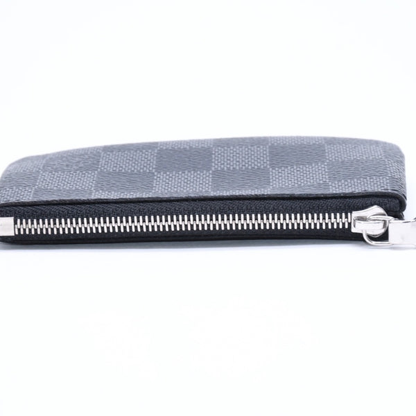 新品同様品 LOUIS VUITTON ルイヴィトン 財布 コインケース ブラック グレー ダミエグラフィット N60155 中古 4a009751