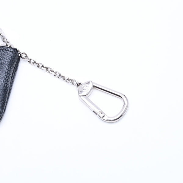新品同様品 LOUIS VUITTON ルイヴィトン 財布 コインケース ブラック グレー ダミエグラフィット N60155 中古 4a009751