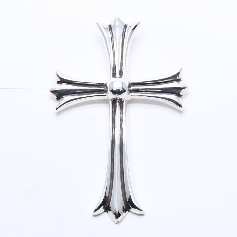 極美品 CHROME HEARTS クロムハーツ ラージクロス チャーム ペンダント トップ 重量約 33.0 g シルバー925 中古 4a010500