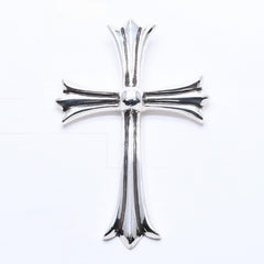 極美品 CHROME HEARTS クロムハーツ ラージクロス チャーム ペンダント トップ 重量約 33.0 g シルバー925 中古 4a010500