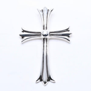 極美品 CHROME HEARTS クロムハーツ ラージクロス チャーム ペンダント トップ 重量約 33.0 g シルバー925 中古 4a010500