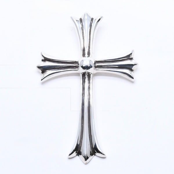 極美品 CHROME HEARTS クロムハーツ ラージクロス チャーム ペンダント トップ 重量約 33.0 g シルバー925 中古 4a010500