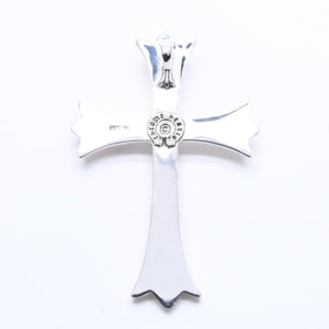 極美品 CHROME HEARTS クロムハーツ ラージクロス チャーム ペンダント トップ 重量約 33.0 g シルバー925 中古 4a010500