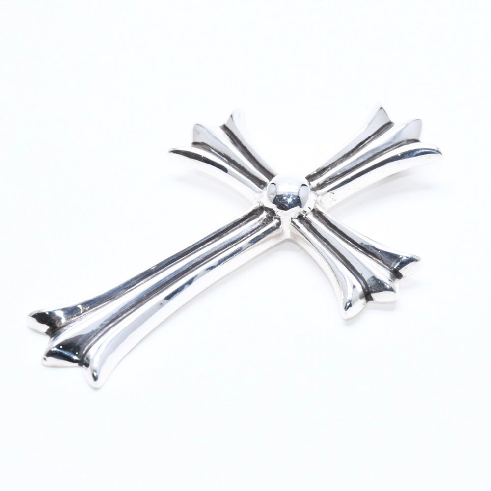 極美品 CHROME HEARTS クロムハーツ ラージクロス チャーム ペンダント トップ 重量約 33.0 g シルバー925 中古 4a010500
