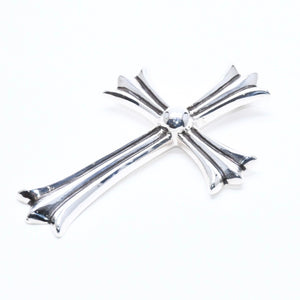 極美品 CHROME HEARTS クロムハーツ ラージクロス チャーム ペンダント トップ 重量約 33.0 g シルバー925 中古 4a010500