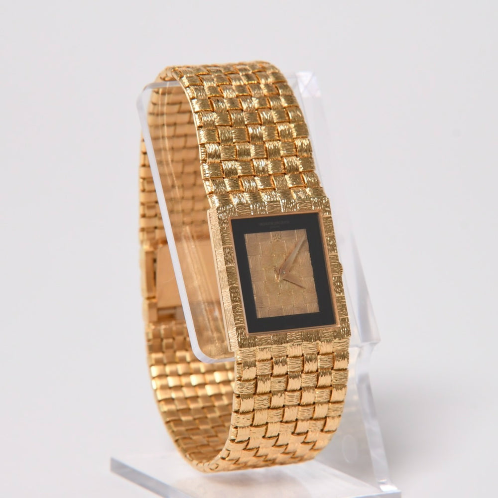 極美品 VACHERON CONSTANTIN ヴァシュロン コンスタンタン メッシュ ドール 腕時計 33030 重量約74.18 18KYG 750刻印 手巻き 中古 4a010387