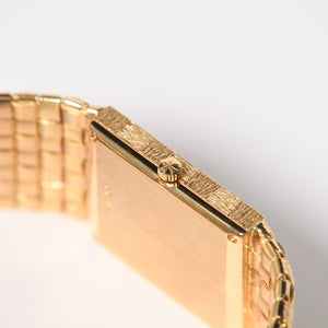 極美品 VACHERON CONSTANTIN ヴァシュロン コンスタンタン メッシュ ドール 腕時計 33030 重量約74.18 18KYG 750刻印 手巻き 中古 4a010387