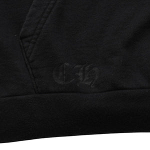 CHROME HEARTS Horseshoe&フFloral Cross Pullover Hoodie with Horseshoe Logo, Floral Cross Logo, Scroll Label Logo, XXL Size, SW Hoodie, Excellent Condition, Used, 4a003221