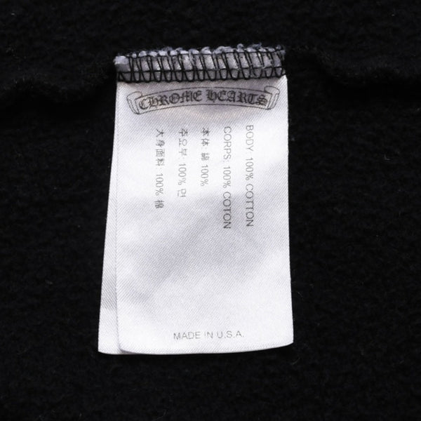 CHROME HEARTS Horseshoe&フFloral Cross Pullover Hoodie with Horseshoe Logo, Floral Cross Logo, Scroll Label Logo, XXL Size, SW Hoodie, Excellent Condition, Used, 4a003221