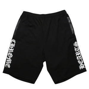 新品同様 CHROME HEARTS クロムハーツ クロスボタン メッシュ トラック ショーツ メンズ L クロスボール 中古 4a003343