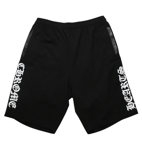 新品同様 CHROME HEARTS クロムハーツ クロスボタン メッシュ トラック ショーツ メンズ L クロスボール 中古 4a003343