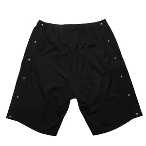 新品同様 CHROME HEARTS クロムハーツ クロスボタン メッシュ トラック ショーツ メンズ L クロスボール 中古 4a003343