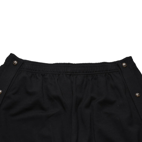 新品同様 CHROME HEARTS クロムハーツ クロスボタン メッシュ トラック ショーツ メンズ L クロスボール 中古 4a003343