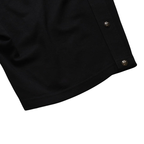 新品同様 CHROME HEARTS クロムハーツ クロスボタン メッシュ トラック ショーツ メンズ L クロスボール 中古 4a003343