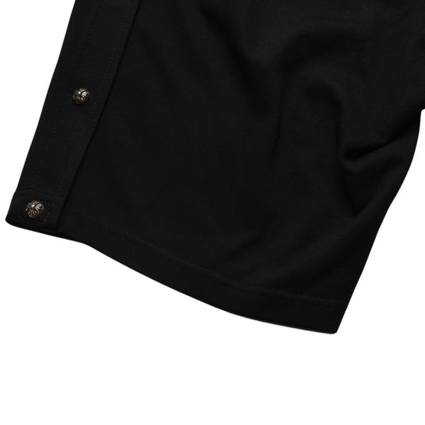 新品同様 CHROME HEARTS クロムハーツ クロスボタン メッシュ トラック ショーツ メンズ L クロスボール 中古 4a003343