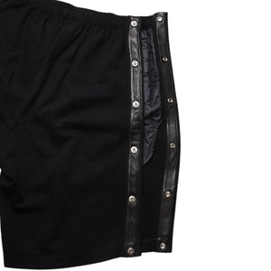 新品同様 CHROME HEARTS クロムハーツ クロスボタン メッシュ トラック ショーツ メンズ L クロスボール 中古 4a003343