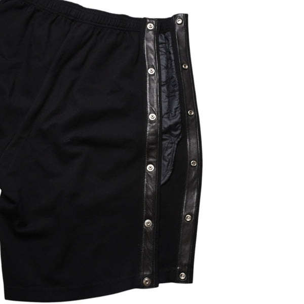 新品同様 CHROME HEARTS クロムハーツ クロスボタン メッシュ トラック ショーツ メンズ L クロスボール 中古 4a003343