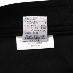 新品同様 CHROME HEARTS クロムハーツ クロスボタン メッシュ トラック ショーツ メンズ L クロスボール 中古 4a003343