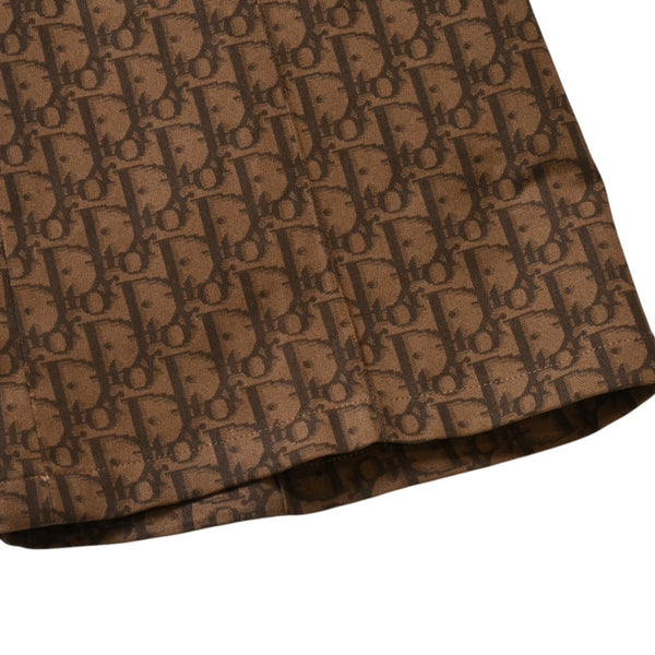 Very Good Condition Christian Dior Christian Dior Size 38 Brown Trotter Pattern Flare Pants Flare Pants 5H12044312 4a003172