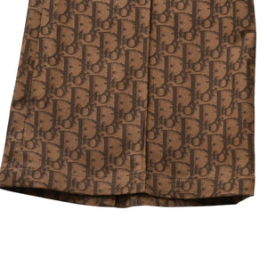 Very Good Condition Christian Dior Christian Dior Size 38 Brown Trotter Pattern Flare Pants Flare Pants 5H12044312 4a003172