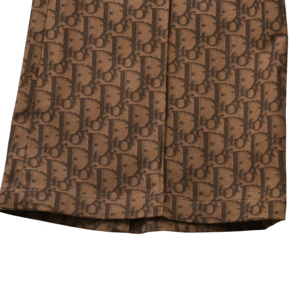 Very Good Condition Christian Dior Christian Dior Size 38 Brown Trotter Pattern Flare Pants Flare Pants 5H12044312 4a003172