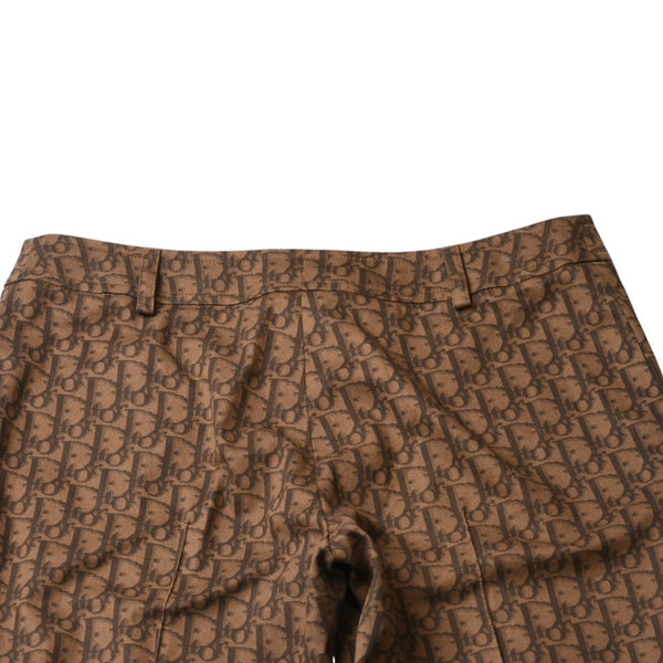 Very Good Condition Christian Dior Christian Dior Size 38 Brown Trotter Pattern Flare Pants Flare Pants 5H12044312 4a003172