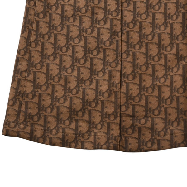 Very Good Condition Christian Dior Christian Dior Size 38 Brown Trotter Pattern Flare Pants Flare Pants 5H12044312 4a003172