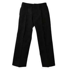 極美品 Bottega Veneta ボッテガヴェネタ Curved Pants カーブドパンツ 713790 ブラック サイズ50 中古 4a003171
