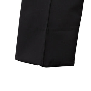 極美品 Bottega Veneta ボッテガヴェネタ Curved Pants カーブドパンツ 713790 ブラック サイズ50 中古 4a003171
