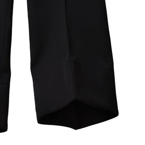 極美品 Bottega Veneta ボッテガヴェネタ Curved Pants カーブドパンツ 713790 ブラック サイズ50 中古 4a003171
