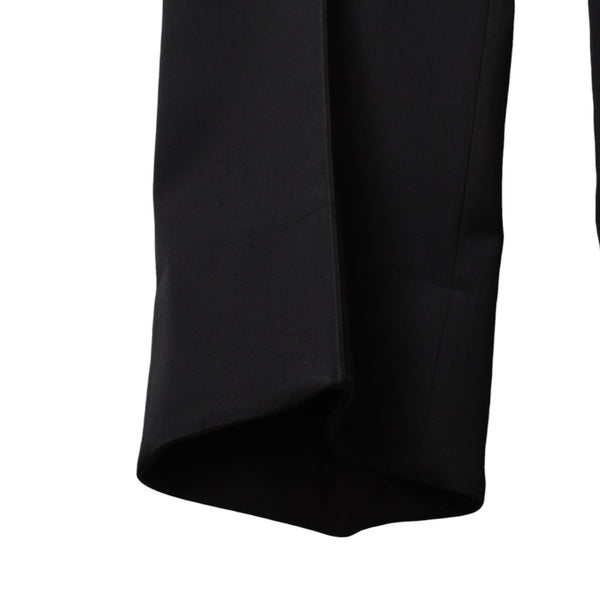 極美品 Bottega Veneta ボッテガヴェネタ Curved Pants カーブドパンツ 713790 ブラック サイズ50 中古 4a003171