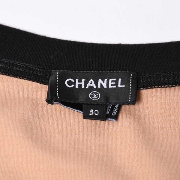 CHANEL シャネル 22SS 半袖Tシャツ P75264V22445 サイズ50 スペシャルオーダー ココマーク マルチカラー ビーズ メンズ 美品 中古 4b012758