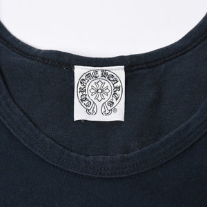 CHROME HEARTS Logo Print Tank Top Sleeveless Size S Print Black Good Condition Used 4a000605