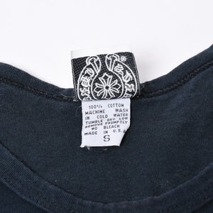 CHROME HEARTS Logo Print Tank Top Sleeveless Size S Print Black Good Condition Used 4a000605