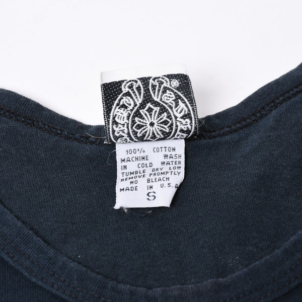 CHROME HEARTS Logo Print Tank Top Sleeveless Size S Print Black Good Condition Used 4a000605