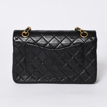 画像をギャラリービューアに読み込む, CHANEL シャネル マトラッセ23 Wフラップ Wチェーンショルダーバッグ 1番台 ココマーク ラムスキン ブラック 美品 中古 4a000472