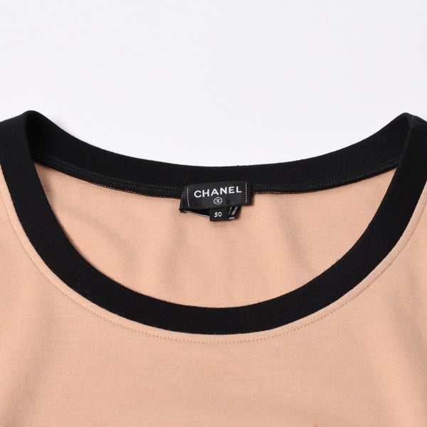 CHANEL シャネル 22SS 半袖Tシャツ P75264V22445 サイズ50 スペシャルオーダー ココマーク マルチカラー ビーズ メンズ 美品 中古 4b012758