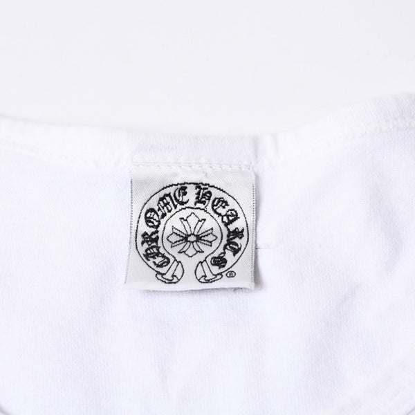 vCHROME HEARTS Chrome Hearts Old Model Tank Top Size M Old English Logo White Black Good Condition Used 4a000559