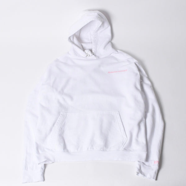 CHROME HEARTS クロムハーツ LLS HOODIE プルオーバーフーディー パーカー サイズXL Laurie Lynn Stark ホワイト 美品 中古 4a000539