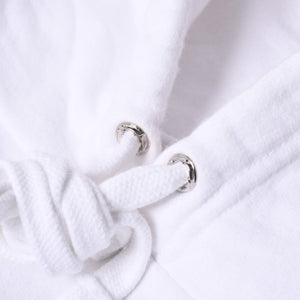 CHROME HEARTS クロムハーツ LLS HOODIE プルオーバーフーディー パーカー サイズXL Laurie Lynn Stark ホワイト 美品 中古 4a000539