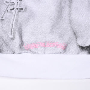 CHROME HEARTS クロムハーツ LLS HOODIE プルオーバーフーディー パーカー サイズXL Laurie Lynn Stark ホワイト 美品 中古 4a000539