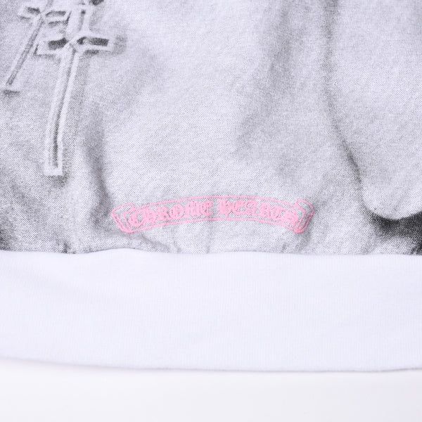 CHROME HEARTS クロムハーツ LLS HOODIE プルオーバーフーディー パーカー サイズXL Laurie Lynn Stark ホワイト 美品 中古 4a000539