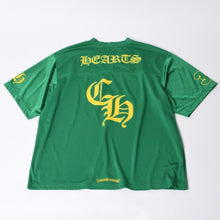 画像をギャラリービューアに読み込む, 新品未使用 CHROME HEARTS クロムハーツ MESH WARM UP JERSEY メッシュ ウォームアップジャージ ゲームシャツ サイズXL グリーン 中古 4a000538